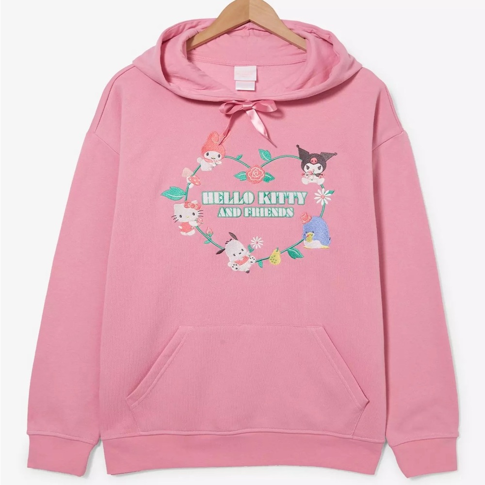 Sanrio Hello Kitty and Friends Floral Heart Hoodie - BoxLunch Exclusive